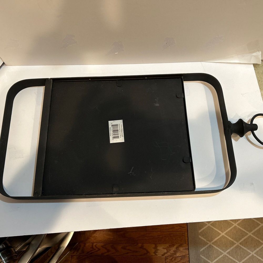 10"x23" A&B Home Rectangular Black Metal Frame Hanging Mirror - Picture 7 of 8